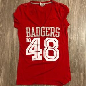 Red Wisconsin Badgers Shirt